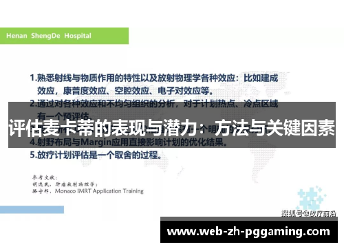 评估麦卡蒂的表现与潜力：方法与关键因素