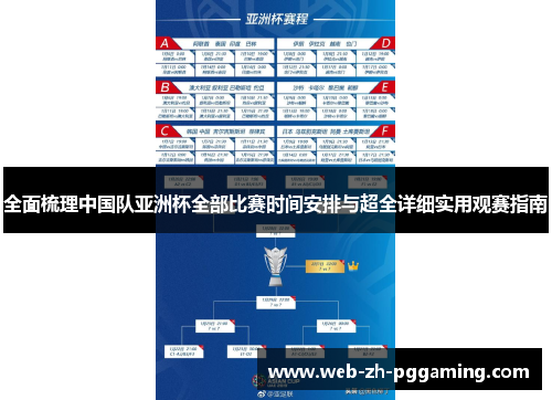 全面梳理中国队亚洲杯全部比赛时间安排与超全详细实用观赛指南