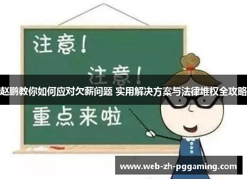 赵鹏教你如何应对欠薪问题 实用解决方案与法律维权全攻略